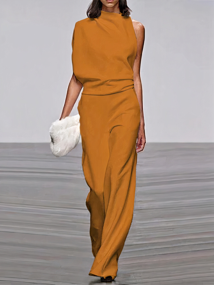 Women's Wide Leg Jumpsuit — Elegant Statement Piece for Wedding Guests & Special Occasions | Koossa
