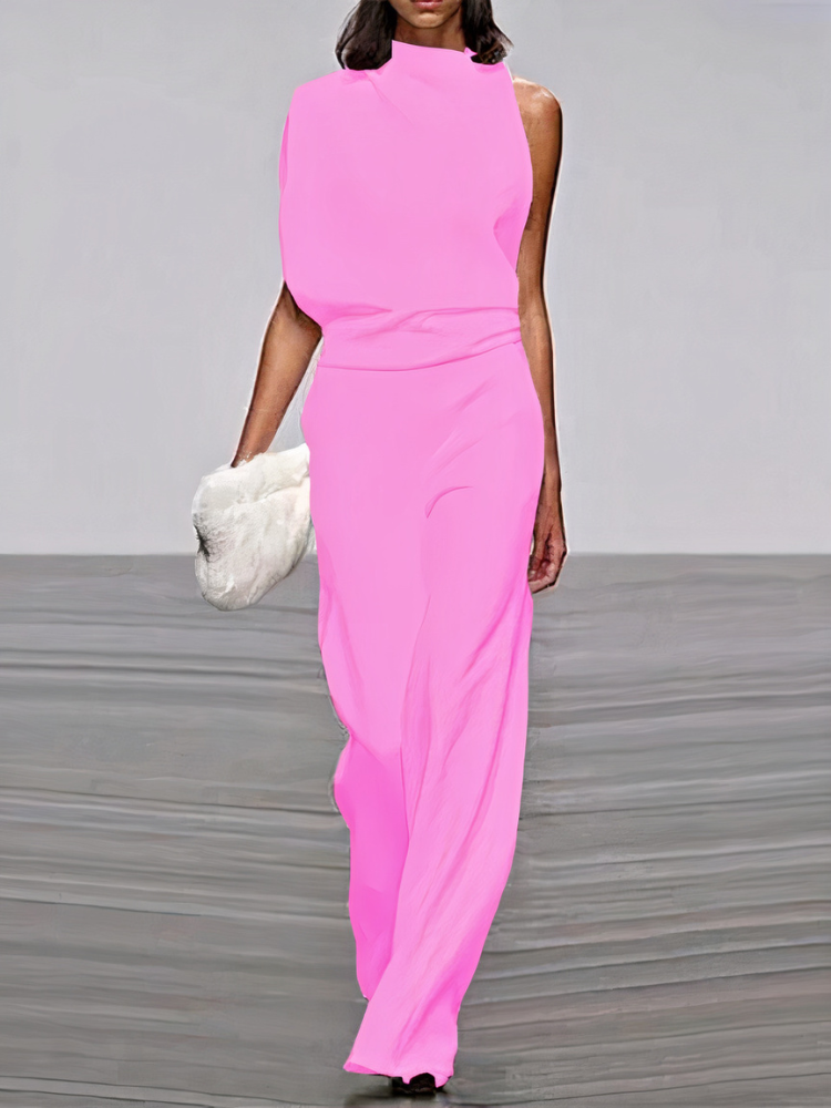 Women's Wide Leg Jumpsuit — Elegant Statement Piece for Wedding Guests & Special Occasions | Koossa