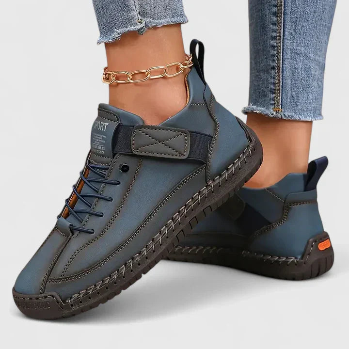 Women's Supportive Strap Trainers with Cushioned Sole in Multiple Colours for All-Day Comfort and Gentle Posture Alignment | Koossa