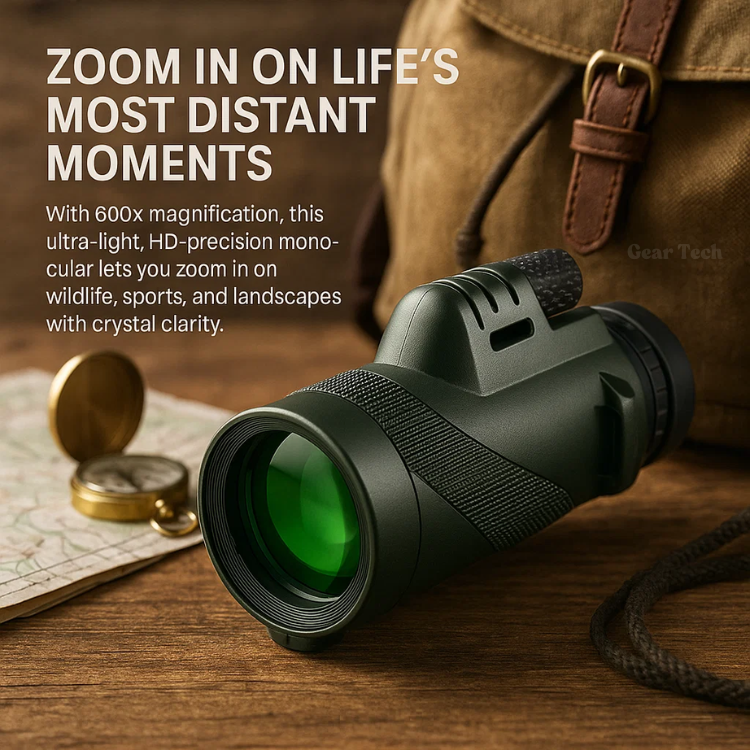 Monoculaire Compact Ultra-Puissant HD pour Randonnée Observation Oiseaux Faune Nature Événements Sportifs | Koossa