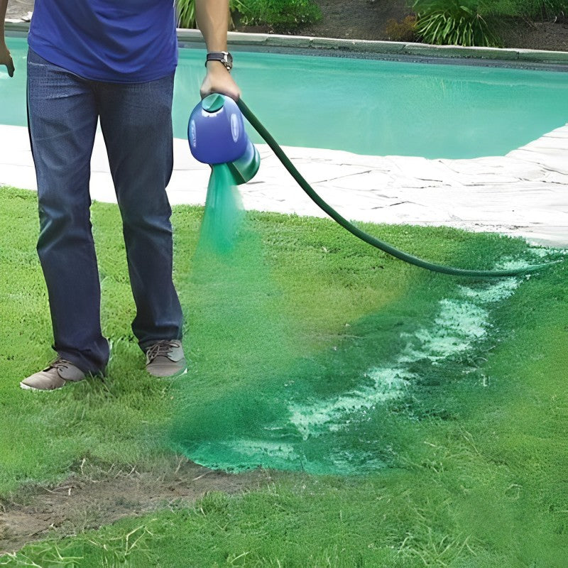 Spray-On Grass Seed Hydroseeding Kit for Bare Spots & Dog Patches – Garden Hose Attachment Lawn Repair, Patchy Yard Reseeding | Lonoma