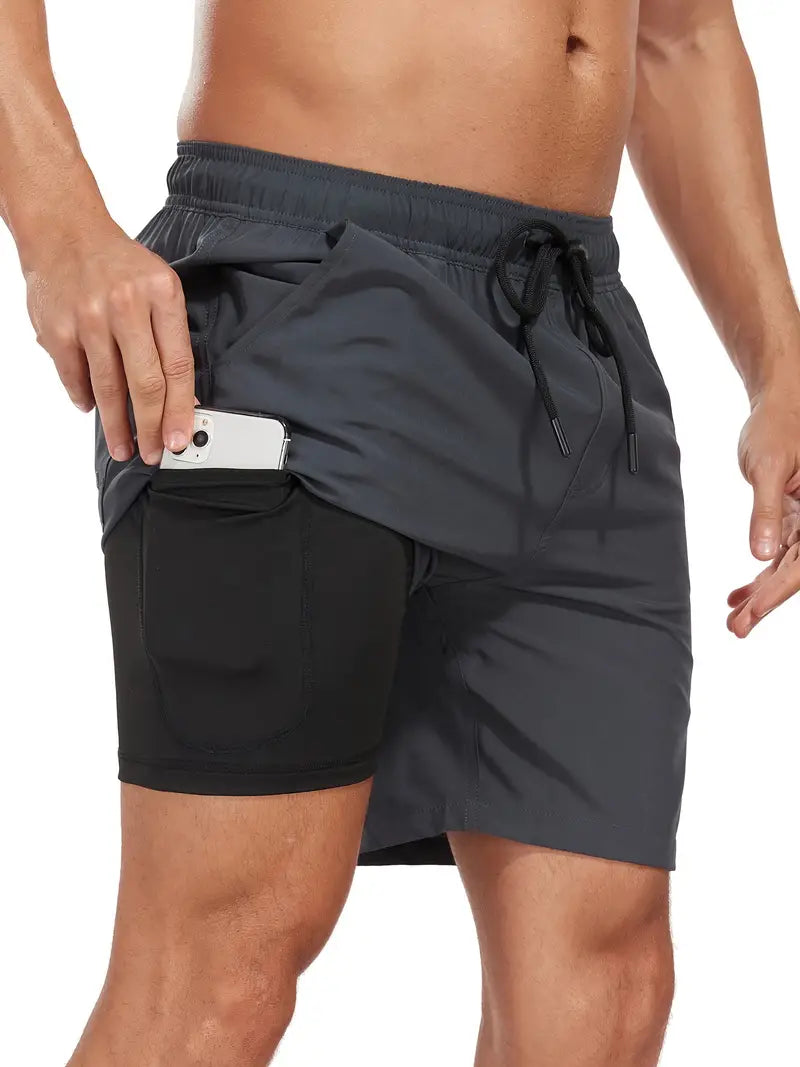 Men's Classic Swim Shorts — Quick-Drying Summer Swimwear for Beach & Poolside Holidays | Koossa