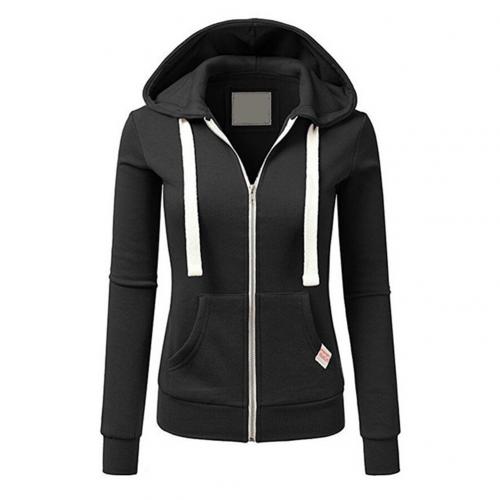 Slim Fit Zip-Front Hoodie with Drawstring Hood in Six Colours – Versatile Layering for Active Lifestyles and Everyday Comfort | Koossa
