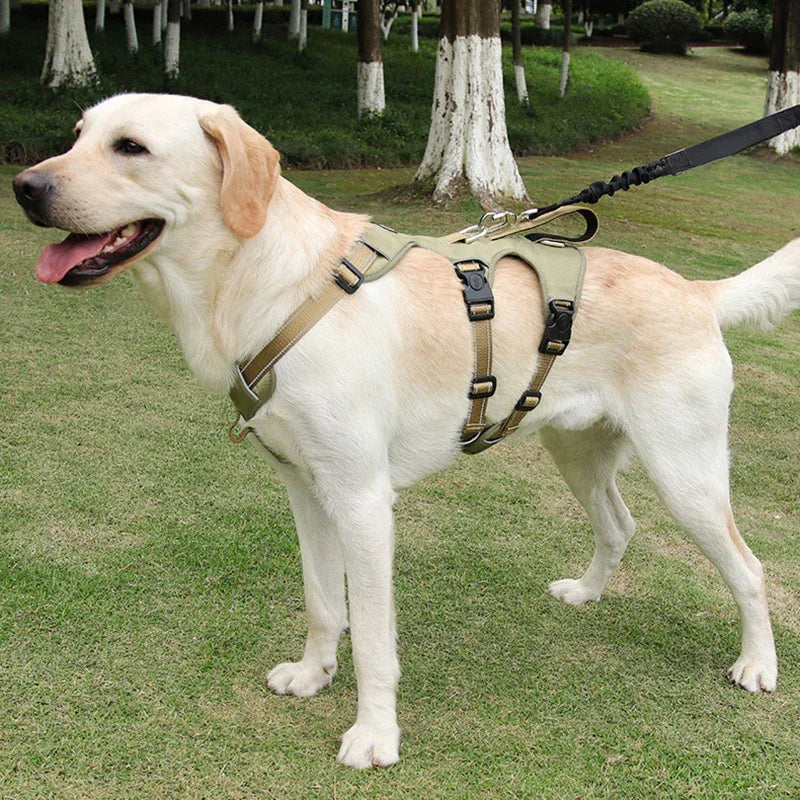 Dog Harness No-Pull Escape-Proof Reflective Adjustable Breathable Nylon Medium Large Puppy Walking Training Vest Chest Strap | Koossa