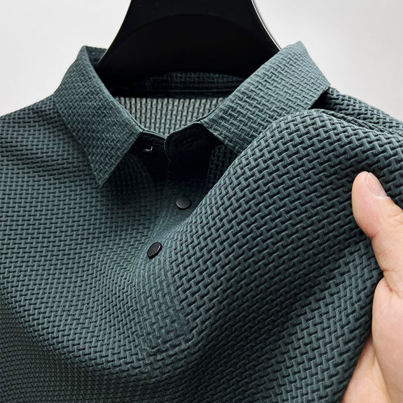 Men's Classic Cotton Polo Shirt with Structured Collar in Six Colours for Smart Casual Wear, Weekend Outings and Effortless Summer Style | Koossa