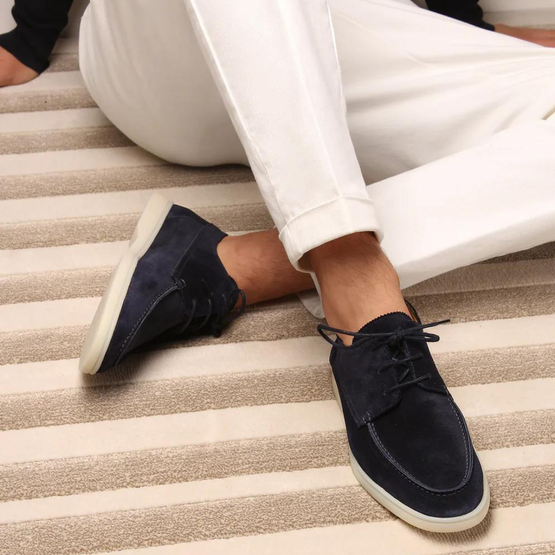 Men's Casual Suede Trainers — Everyday Comfort Shoes for Smart-Casual & Weekend Wear | Koossa