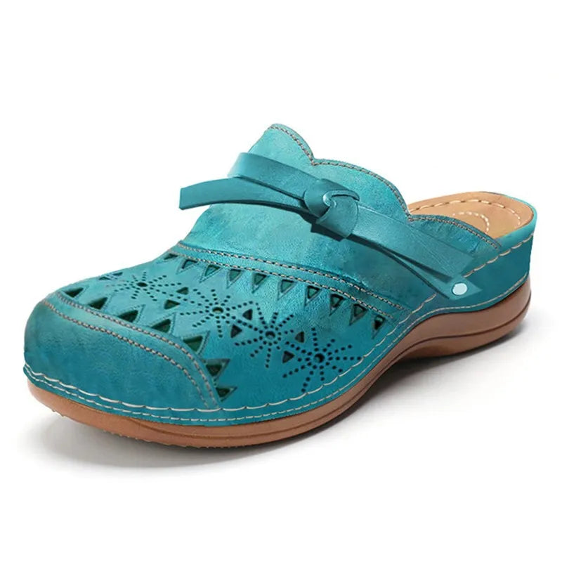 Women's Contoured Footbed Sandals with Adjustable Straps in Six Colours for All-Day Comfort and Posture Support | Orthopedic Design Memory Foam Cushioned Sole Anti-Slip Tread Lightweight Summer Footwear | Koossa