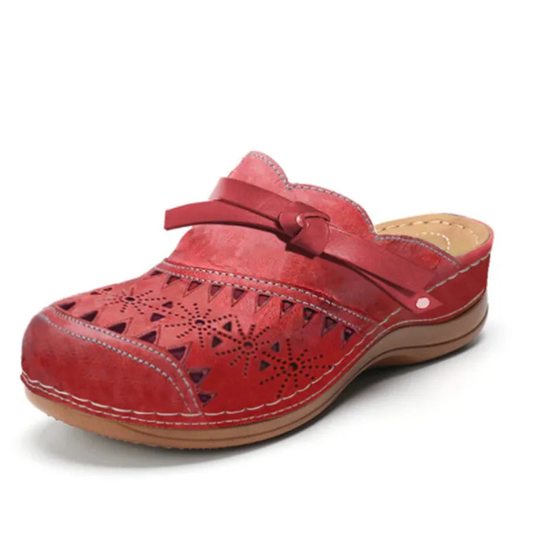 Women's Contoured Footbed Sandals with Adjustable Straps in Six Colours for All-Day Comfort and Posture Support | Orthopedic Design Memory Foam Cushioned Sole Anti-Slip Tread Lightweight Summer Footwear | Koossa
