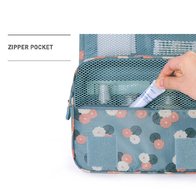 Women's Hanging Travel Toiletry Organiser Bag — Waterproof Cosmetics Case for Weekend Breaks & Holidays | Koossa
