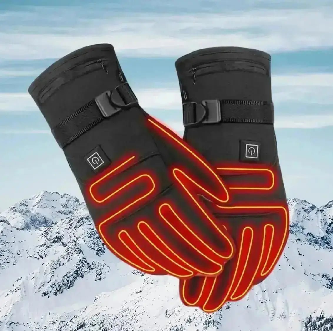 Unisex Heated Waterproof Gloves with Three Temperature Settings for Winter Sports & Outdoor Activities | Koossa