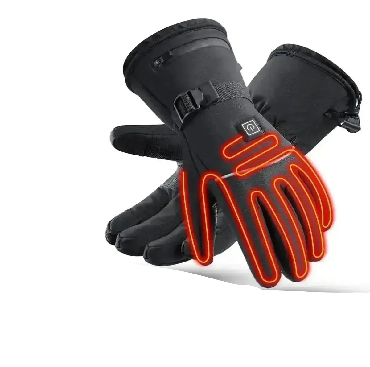 Unisex Heated Waterproof Gloves with Three Temperature Settings for Winter Sports & Outdoor Activities | Koossa