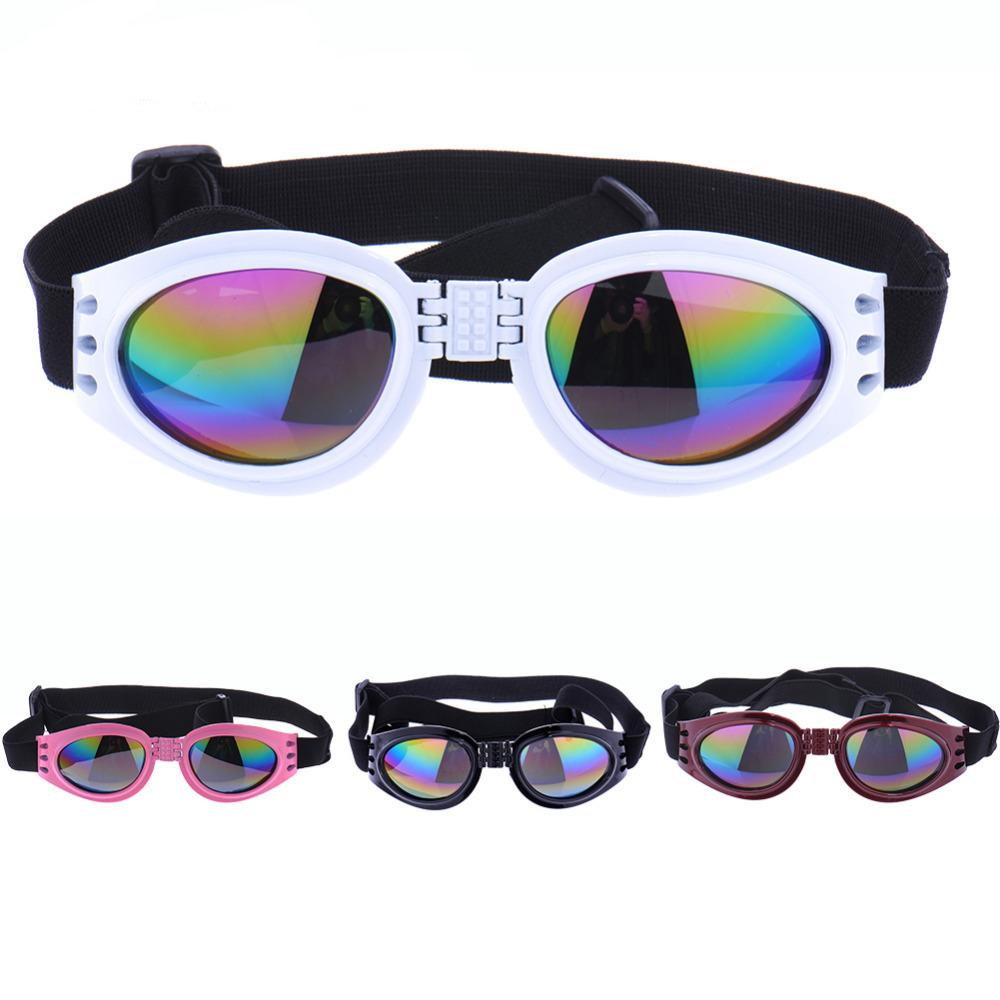 Dog Goggles UV Protection Anti-Fog Waterproof French Bulldog Sunglasses Flat-Face Fit Adjustable Strap Small Dog Eye Protection | Koossa