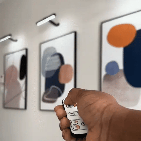 Applique murale LED orientable à batterie rechargeable USB — Éclairage tableau photo sans fil pour intérieur | Koossa