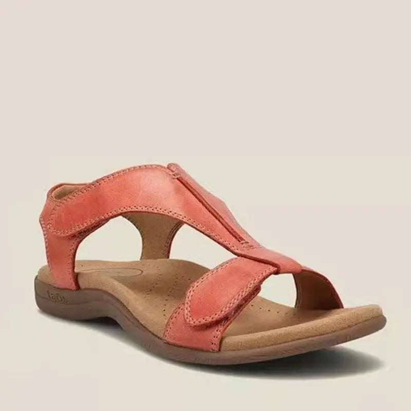 Orthopaedic Cross-Strap Sandal with Contoured Footbed in Six Colours for Spring and Summer | Koossa