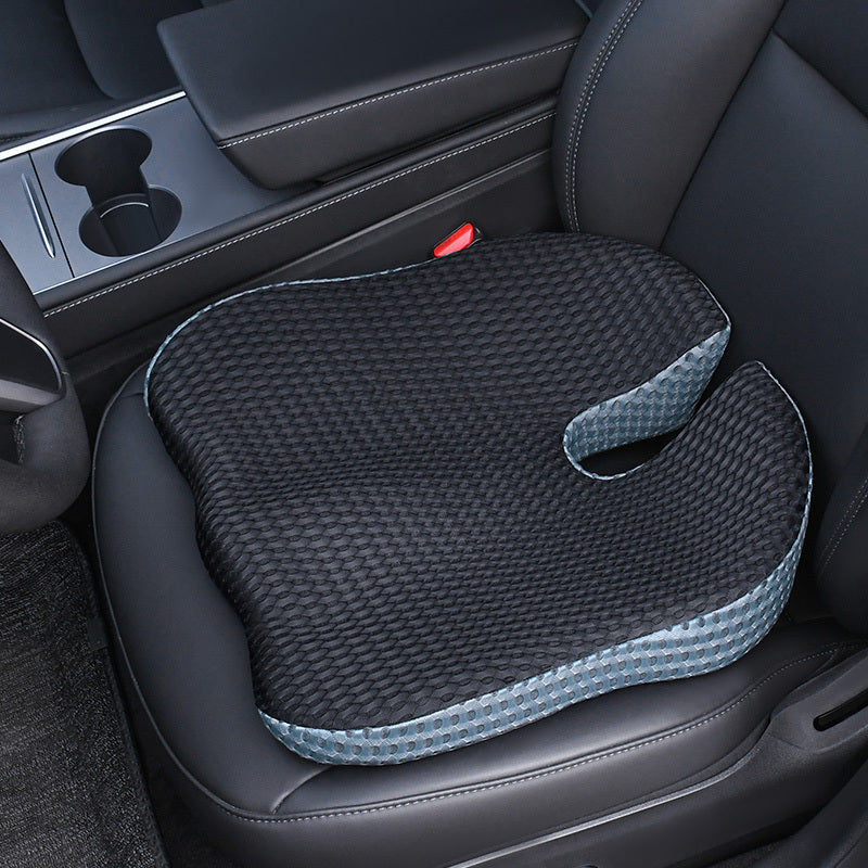 Memory Foam Car Seat Cushion for Tailbone Relief, Contoured Wedge Seat Pad for Long Drives, Office Chair, Posture Support | Lonoma