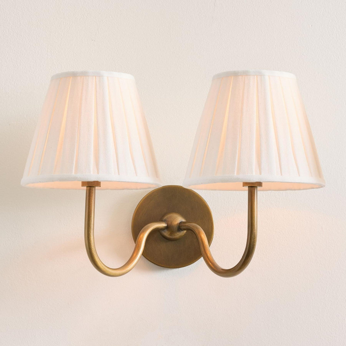 Fabric Shade Wall Sconce with Metal Backplate – E12 Socket Hardwired Light for Bedroom Hallway Dining Room Foyer – Dimmable Indoor Lighting | Lonoma