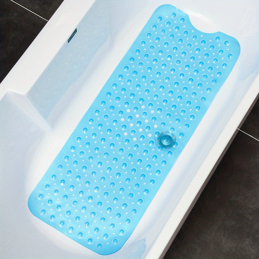 Tapis Antidérapant Extra Long pour Baignoire et Douche avec Ventouses Puissantes 101 × 40 cm Salle de Bains | Koossa