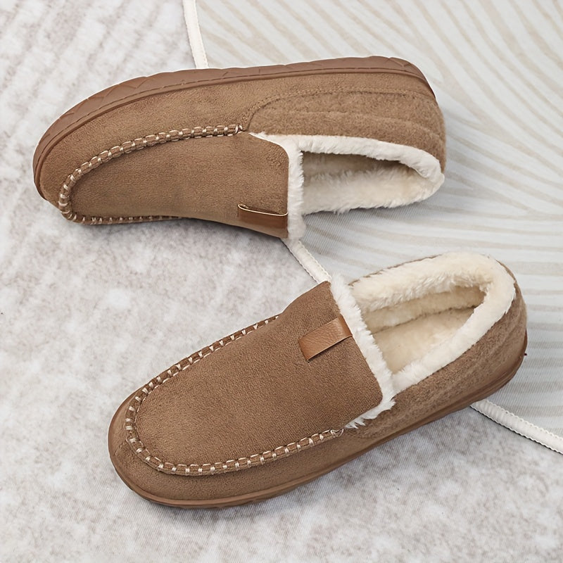 Men's Warm House Slippers — Comfortable Indoor Loafers for Winter Relaxation & Evening Wear | Koossa