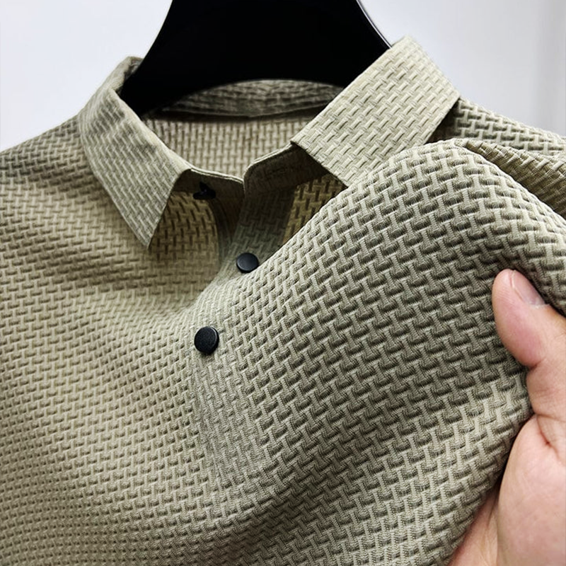 Men's Classic Cotton Polo Shirt with Structured Collar in Six Colours for Smart Casual Wear, Weekend Outings and Effortless Summer Style | Koossa