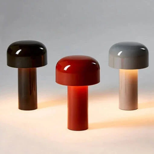 Lampe nomade LED tactile champignon rechargeable dimmable ambiance douce intérieur extérieur décoration | Koossa