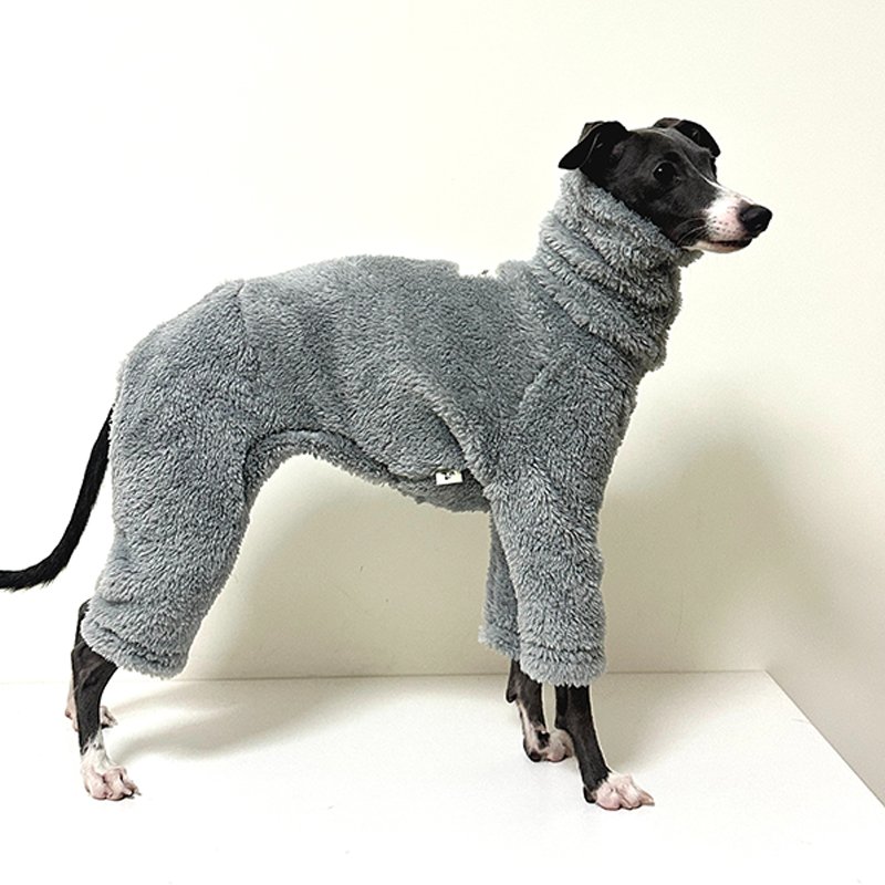 Dog Fleece Jumpsuit Double-Sided Plush Whippet Greyhound Sizes 1–10 Warm Winter Onesie Iggy Clothes | Koossa