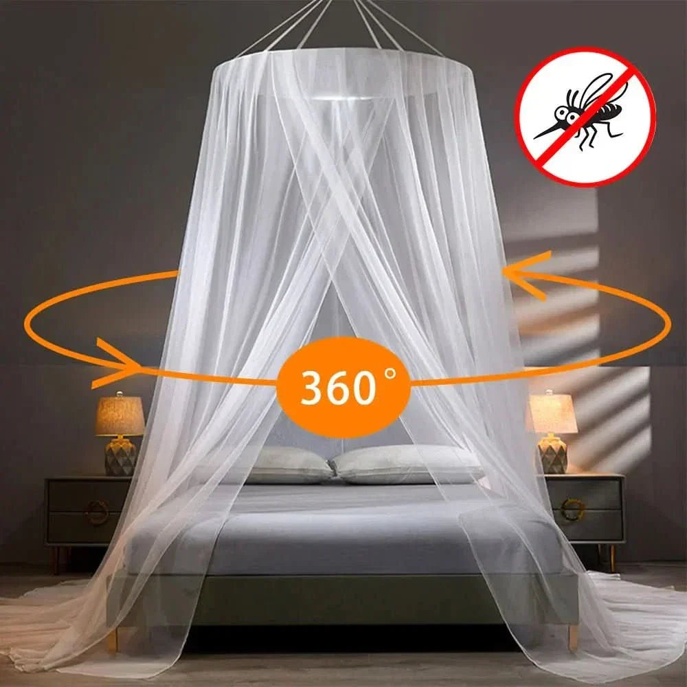 Tente Moustiquaire Autoportante Pop-Up Lit Double Simple Voyage Camping Intérieur Extérieur Sans Fixation | Koossa