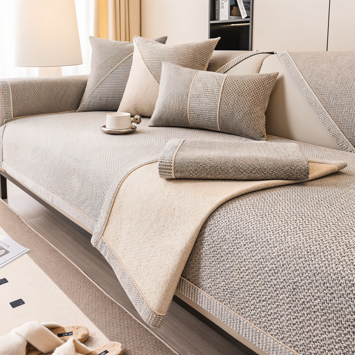 Couch Cover Non-Slip Breathable Protector for Sofa Furniture Multiple Sizes Pet Kids Protection | Lonoma