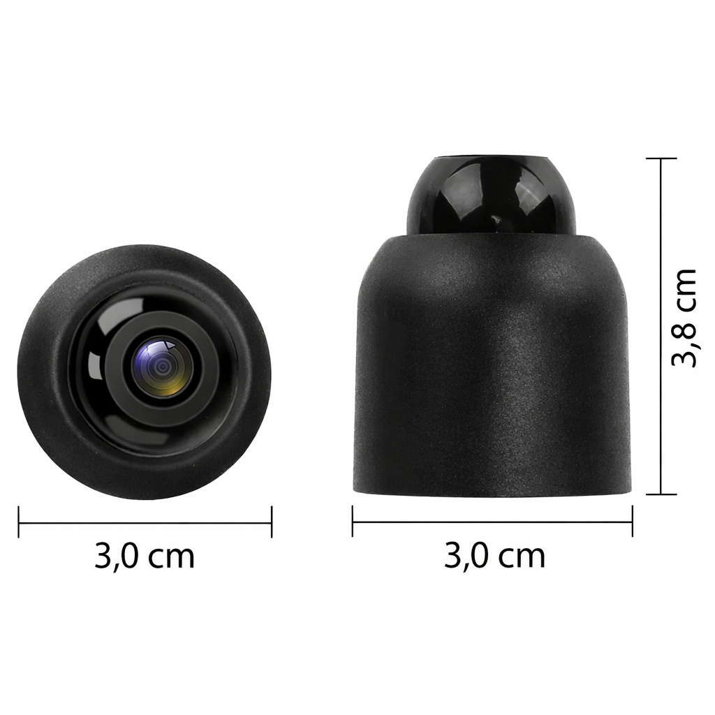 Caméra de surveillance Wi-Fi compacte full HD 1080p avec vision nocturne et détection de mouvement intérieur | Koossa
