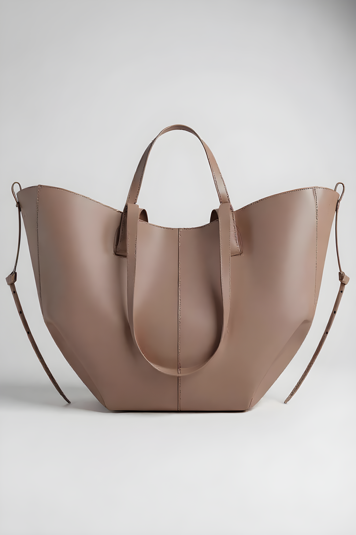 Classic Double-Handle Tote Bag in Premium Leather | Spacious Structured Handbag for Work and Travel | Koossa