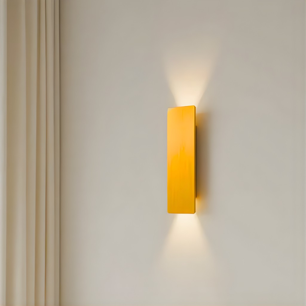 Gold Outdoor Wall Sconce, Up & Down LED Aluminum Weatherproof Exterior Light for Patio, Porch, Deck, Garage & Entryway Wall | Lonoma