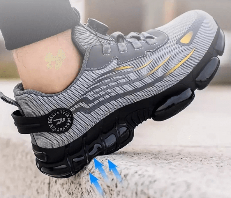 Men's Safety Work Shoes with Protective Toe Cap — Lightweight Non-Slip Footwear for Professional Use | Koossa