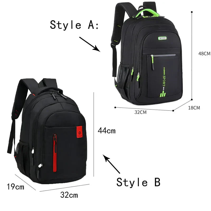 Men's Water-Resistant Backpack — Spacious Commuter Rucksack for Work, Travel & Everyday Use | Koossa