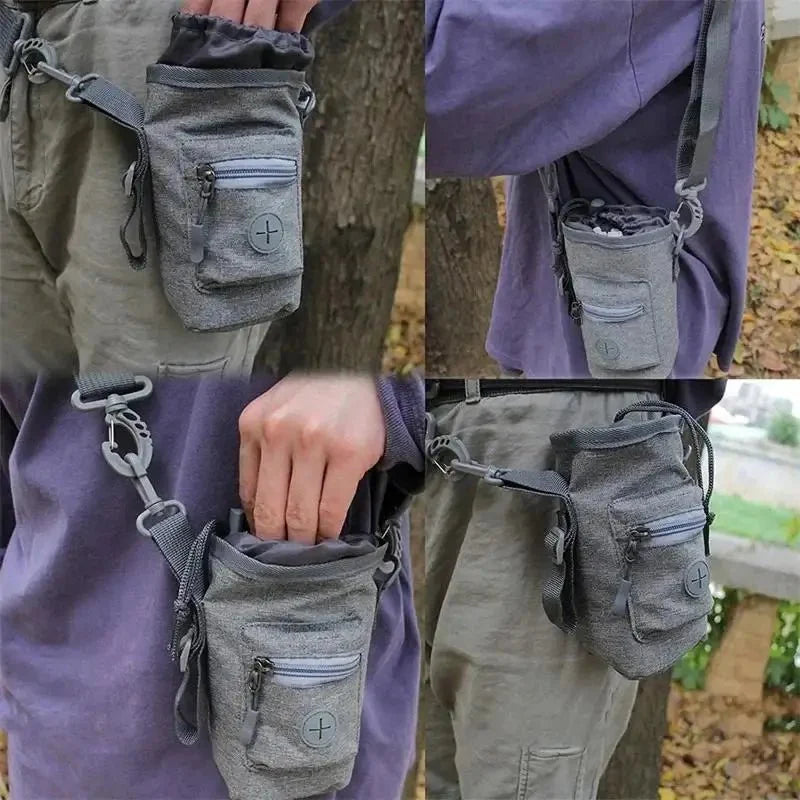 Dog Treat Pouch Training Bag Poop Bag Dispenser Clip Belt Loop Walking Reward Bag Durable Everyday Dog Training | Koossa