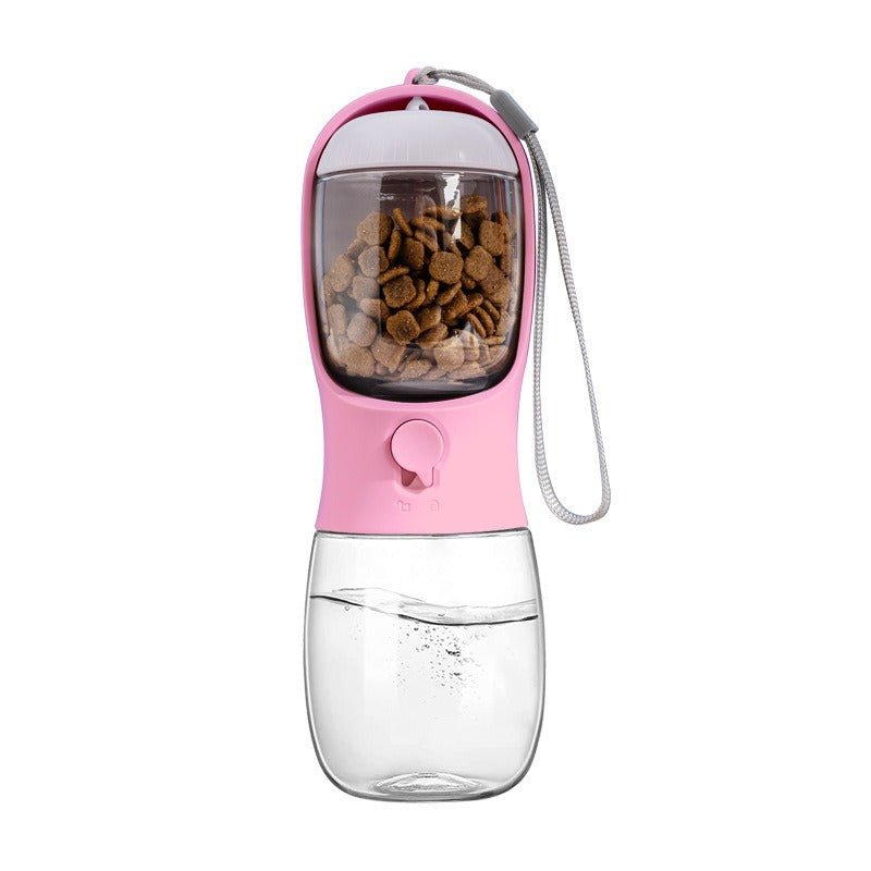 Portable Dog Water Bottle with Bowl Leak Proof Travel Drinking Dispenser BPA Free Lightweight Walking Hiking Outdoor Pet Hydration Bottle | Koossa