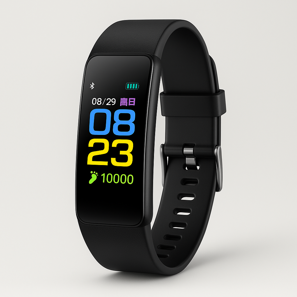 Fitness Tracker Watch with Heart Rate Monitor, Blood Pressure Tracking & 0.96-Inch LED Screen for Older Adults | Lonoma