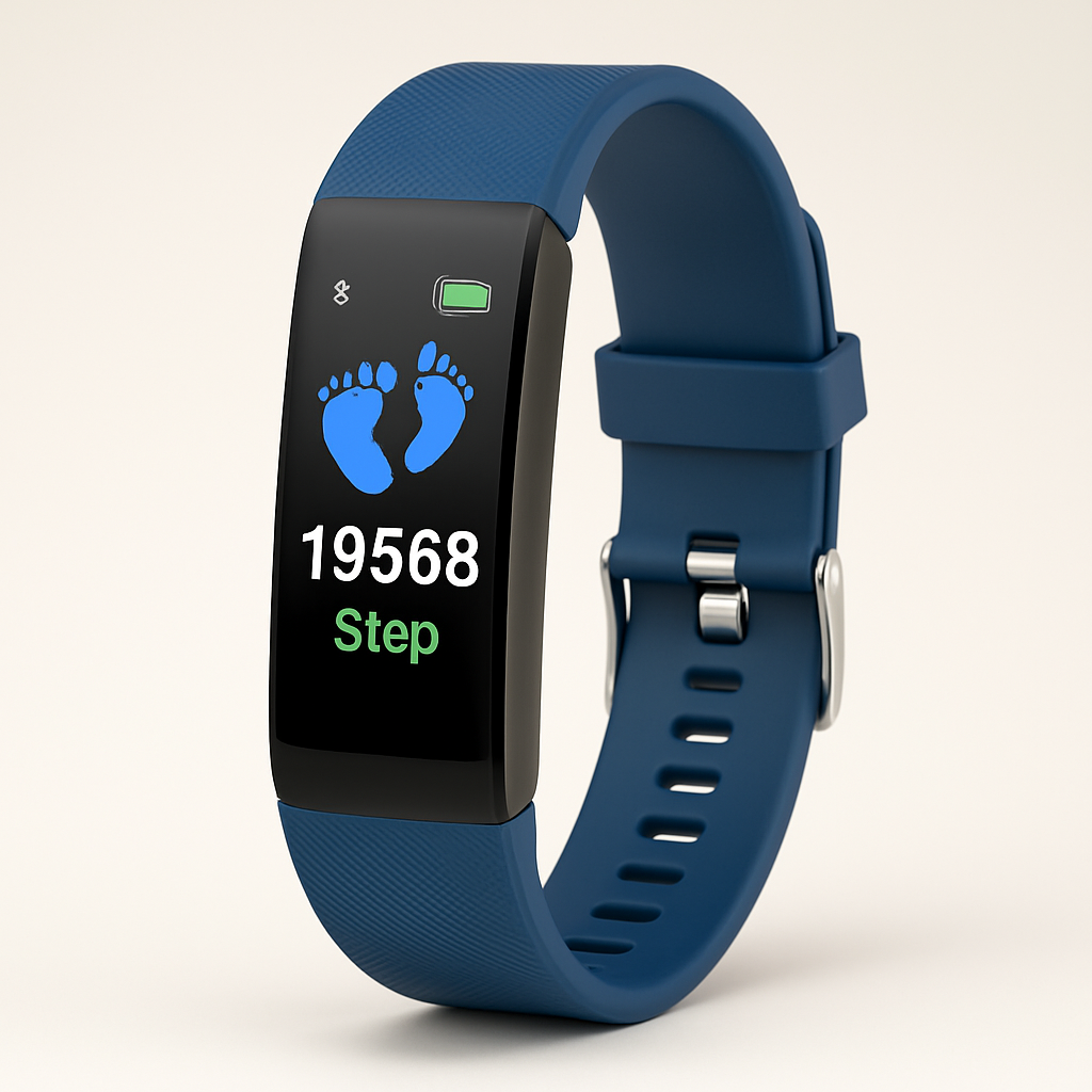 Fitness Tracker Watch with Heart Rate Monitor, Blood Pressure Tracking & 0.96-Inch LED Screen for Older Adults | Lonoma