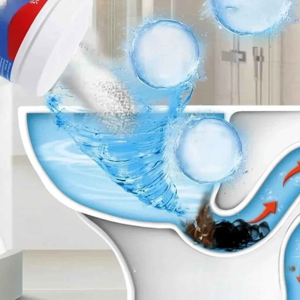 Poudre Déboucheur pour Canalisations – Action Rapide 15 Minutes – Cheveux Graisse Résidus Savon Entretien | Koossa