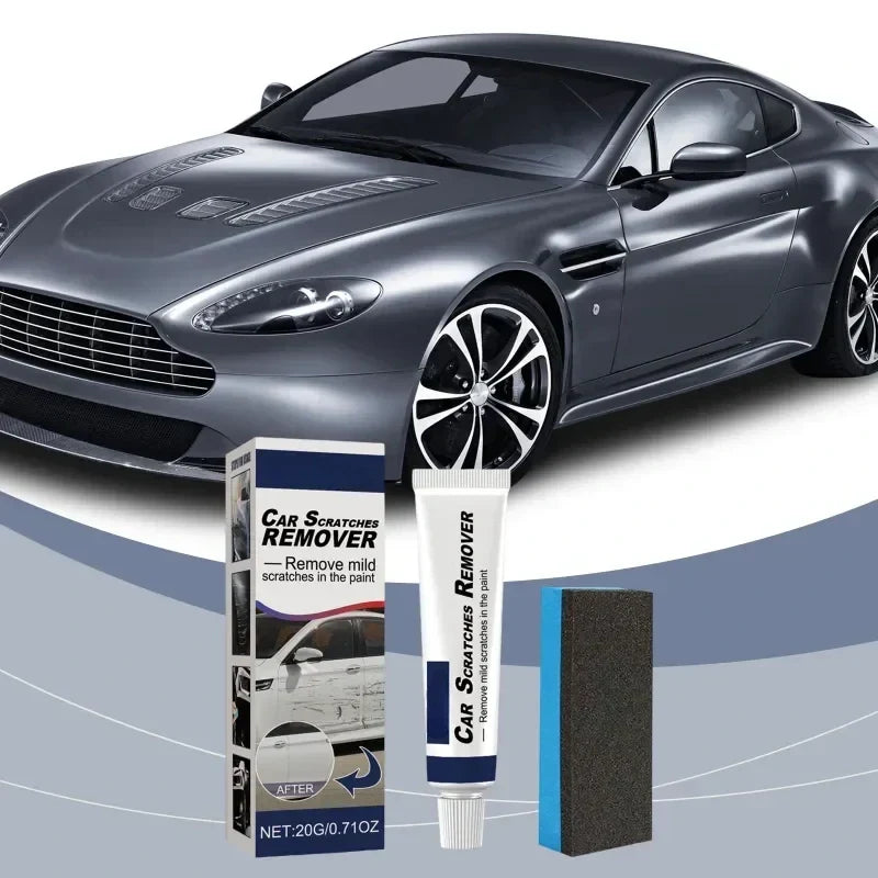 Pâte Réparatrice pour Rayures de Carrosserie avec Éponge Professionnelle Tous Types de Vernis Automobile | Koossa