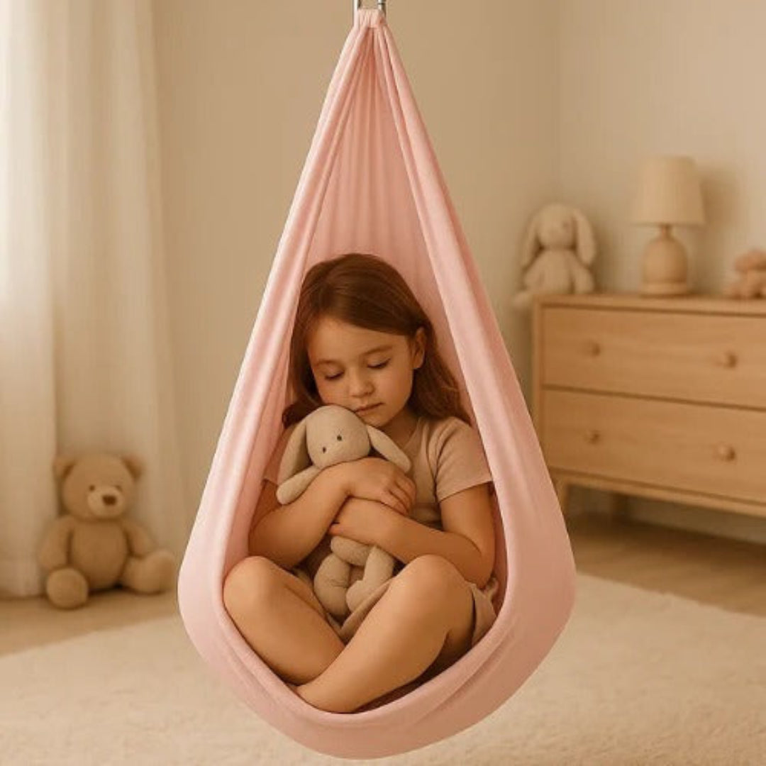 Hamac cocon suspendu pour intérieur et jardin – Relaxation sensorielle apaisante pour enfant et adulte | Koossa