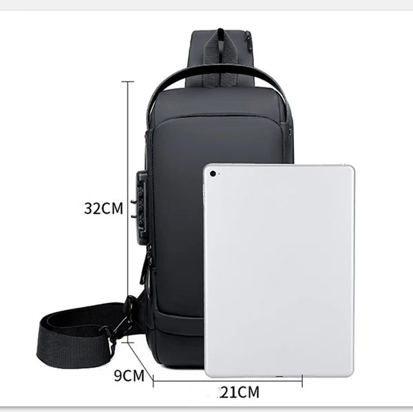 Unisex Anti-Theft Backpack with Hidden Compartments — Secure Travel Rucksack for Work, Commute & Everyday Use | Koossa