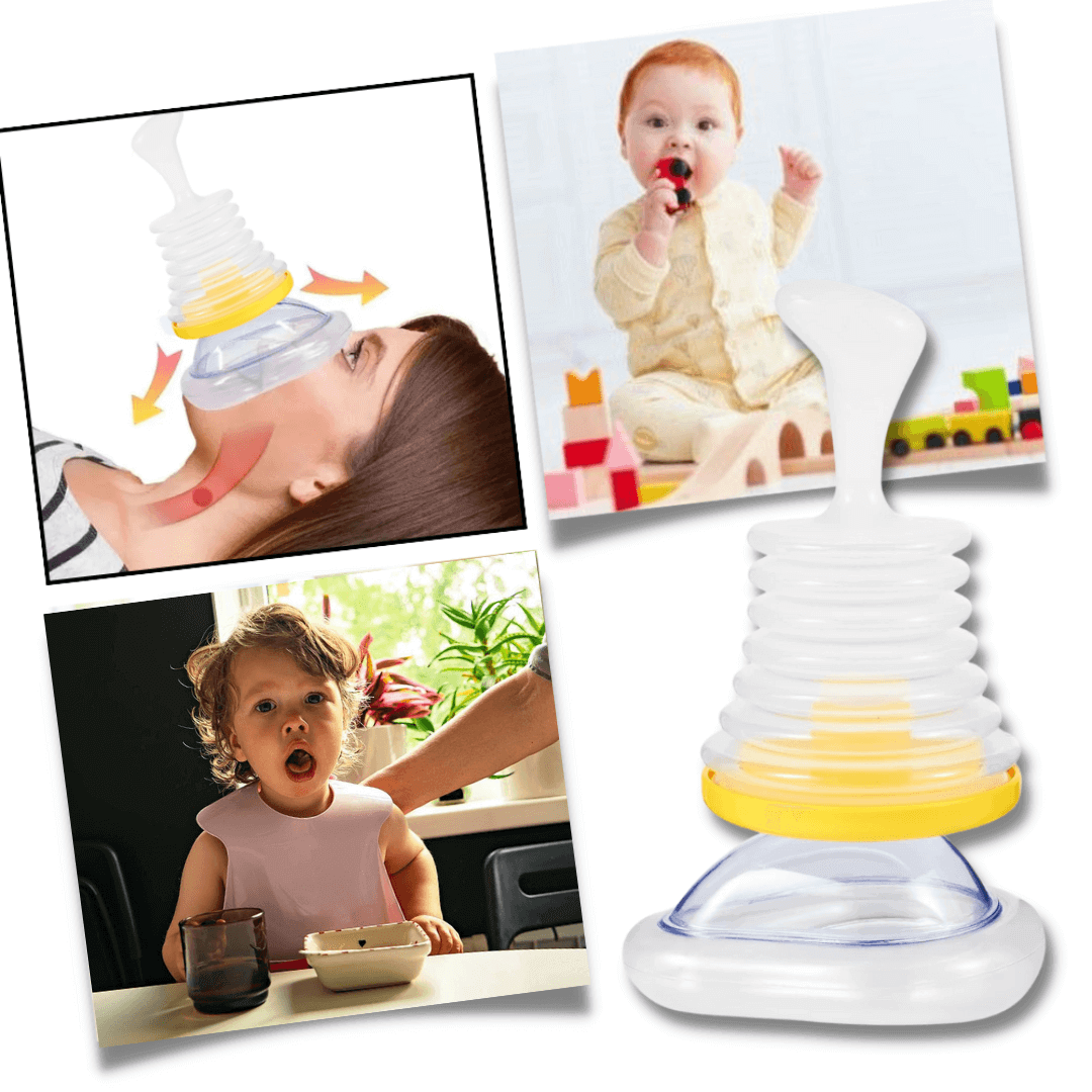 Anti-Choking Device Portable Airway Clearing Tool for Adults & Children, Manual Vacuum Emergency Aid for Home, Travel & Car | Lonoma