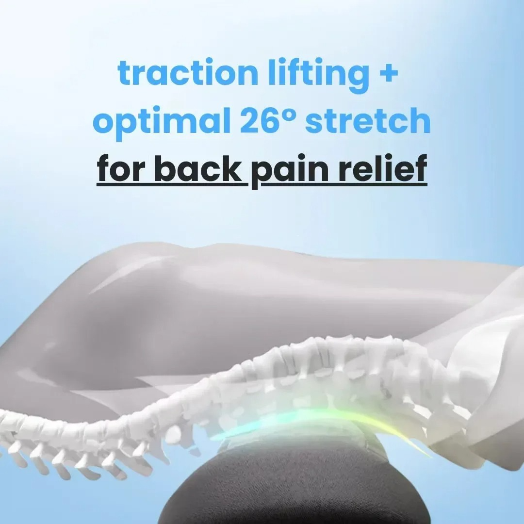Lower Back Massager with Heat and Vibration, Cordless Rechargeable Lumbar Support Massage Device for Home, Office, Couch & Travel | Lonoma