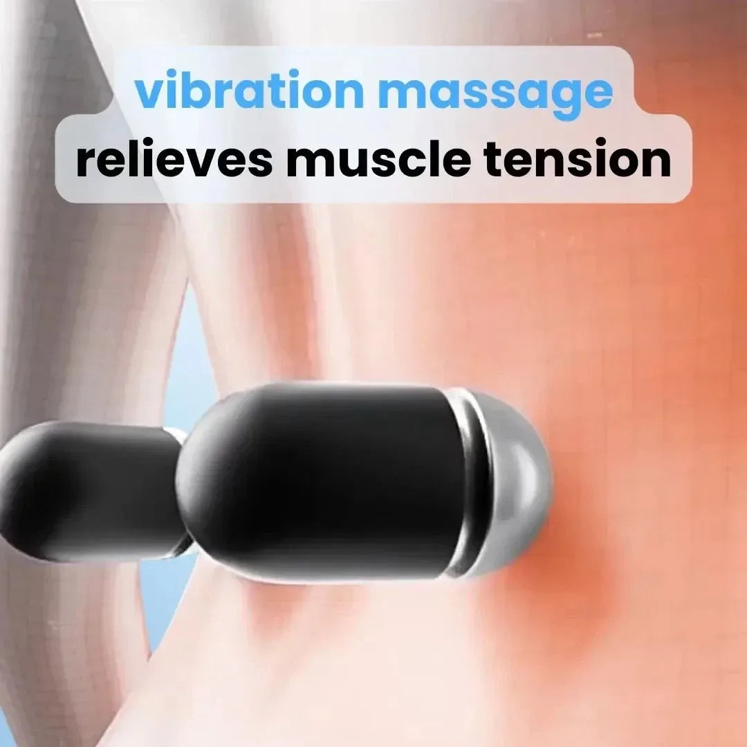 Lower Back Massager with Heat & Vibration for Lumbar Relief, Sciatica Support, Posture Therapy Device | Lonoma