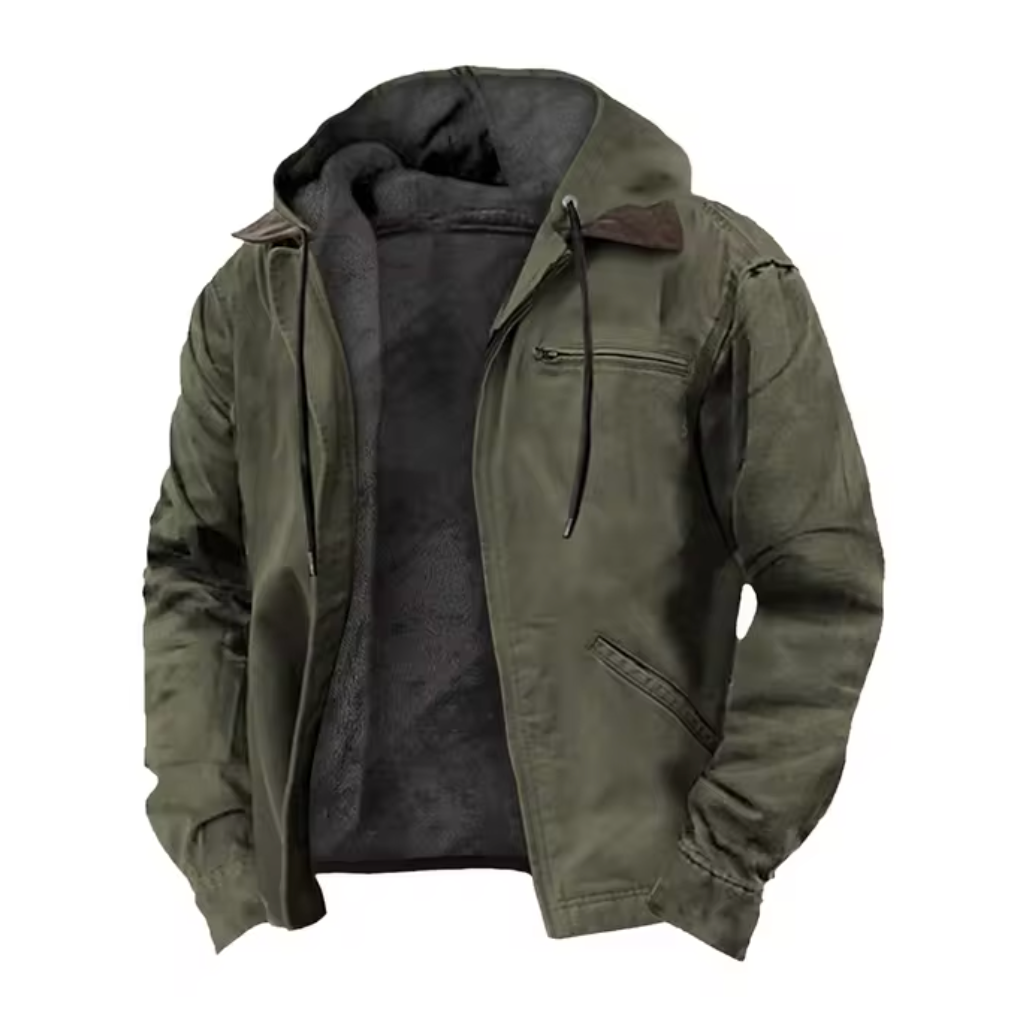 Men's Hooded Autumn Jacket — Versatile Casual Outerwear for Everyday Wear & Weekend Adventures | Koossa