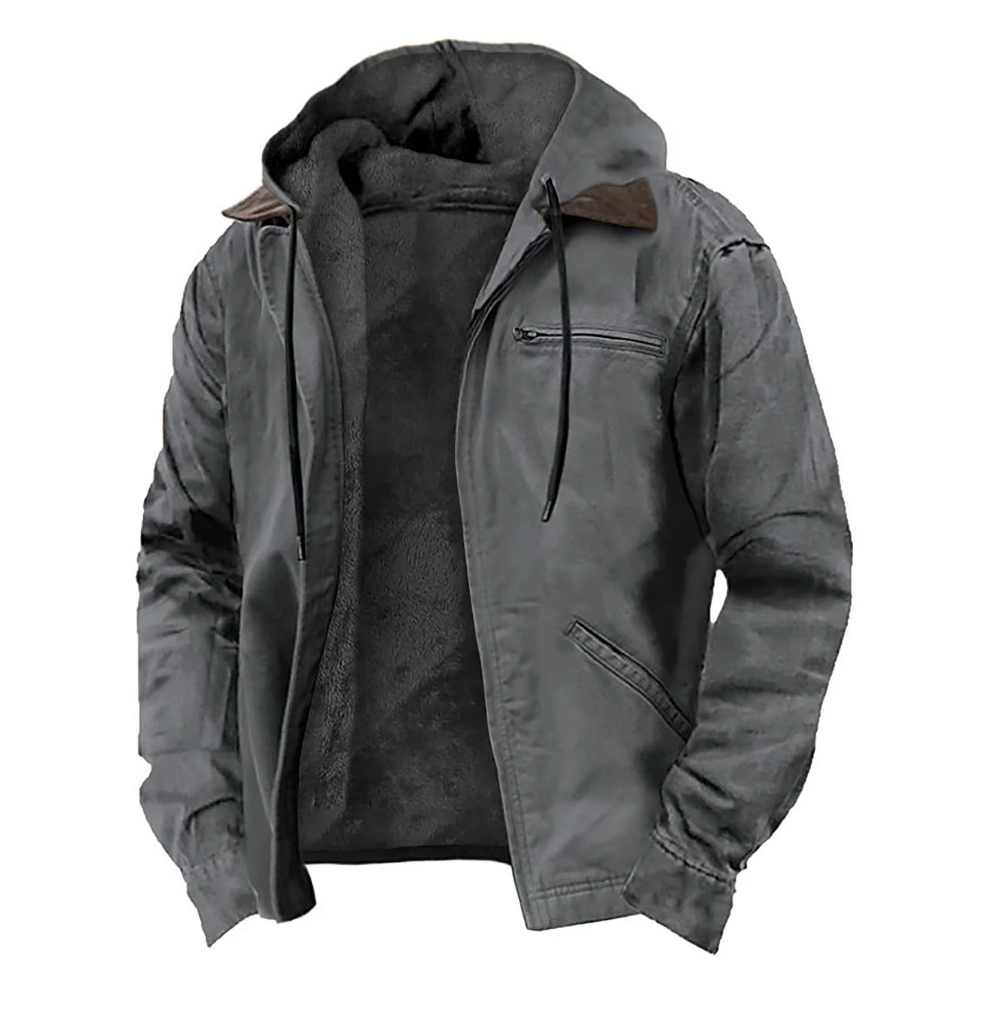 Men's Hooded Autumn Jacket — Versatile Casual Outerwear for Everyday Wear & Weekend Adventures | Koossa