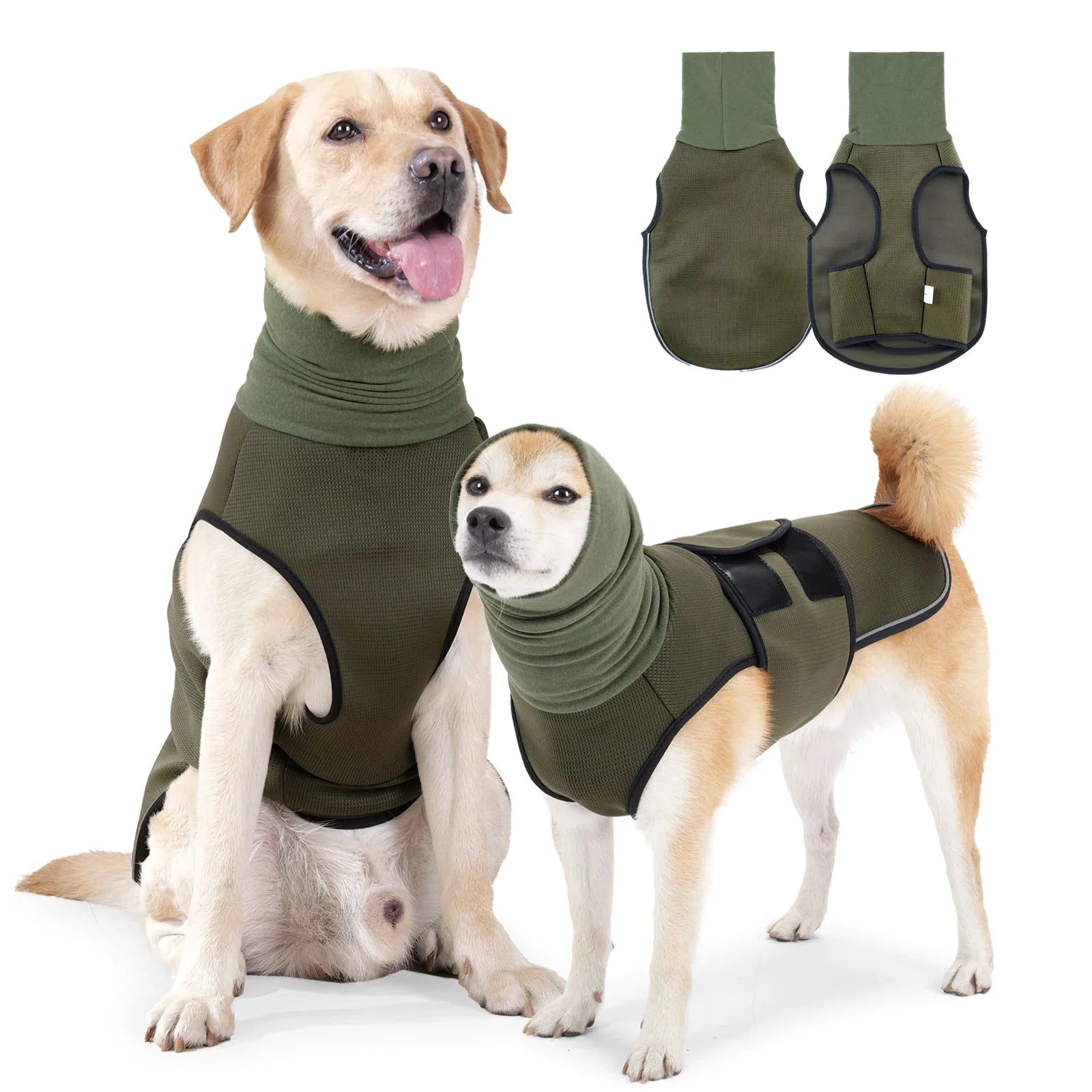 Dog Cat Anxiety Wrap Vest Breathable Adjustable XS–3XL Calming Thunder Shirt Fireworks Travel Separation Anxiety | Koossa