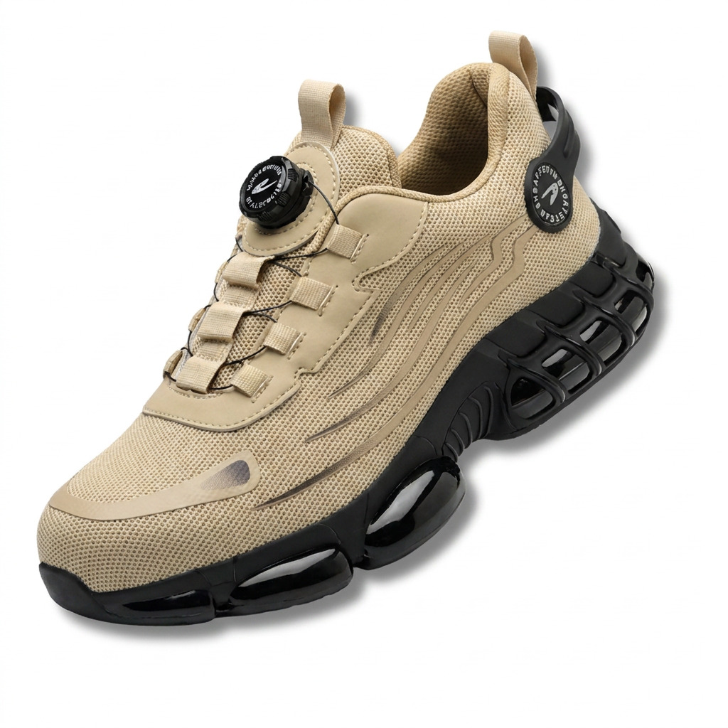Men's Safety Trainers with Steel Toe Cap and BOA Closure System — Breathable Work Footwear for Workshops & Warehouses | Koossa