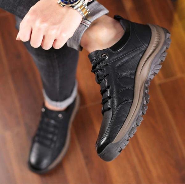 Men's Hand-Stitched Casual Shoes — Classic Everyday Footwear for Comfort & Effortless Style | Koossa