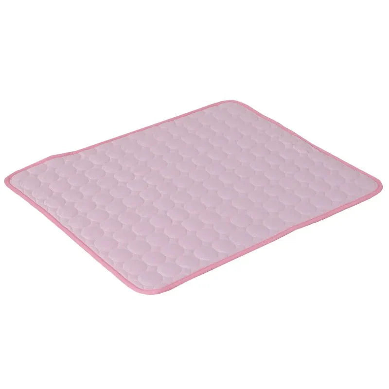 Pet Cooling Mat Ice Silk Breathable S–2XL 50x40cm–150x100cm No Water No Electric Dog Cat Summer Cool Pad Washable | Koossa
