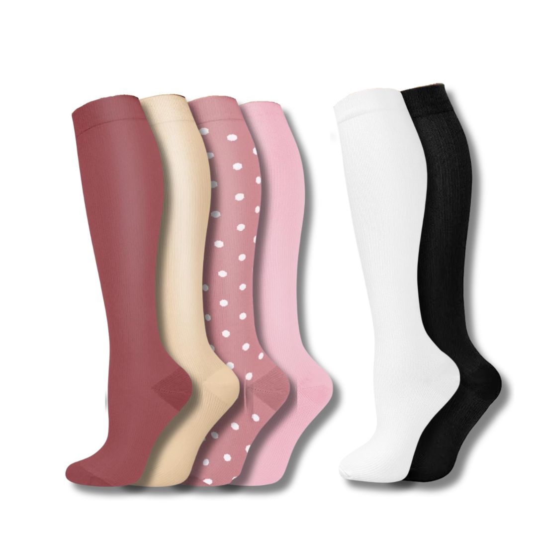 Women's Compression Socks — Supportive Knee-High Socks for Circulation & Comfort All Day | Koossa